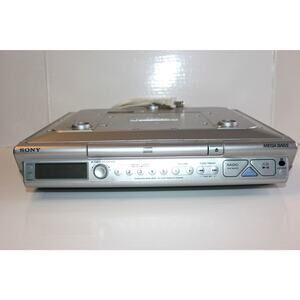 Sony ICF-CD543RM Under Cabinet Clock Radio CD Player - No Remote